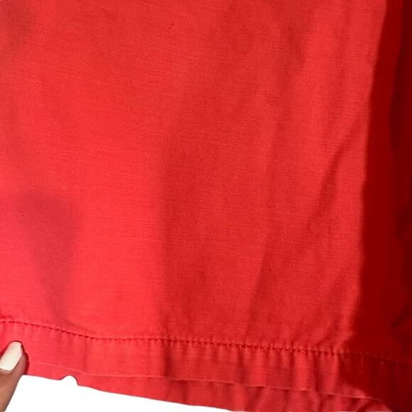 Gap Pink Cotton Boyfriend Roll Up Khaki Chino Bermuda Shorts Women Sz 6 - Picture 6 of 12